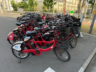 Docomo bike share rental get around